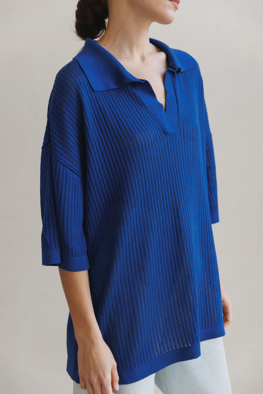 Crochet polo