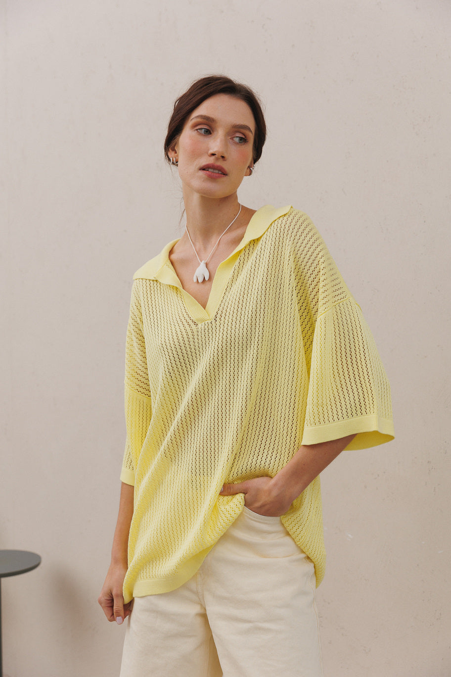 Crochet polo