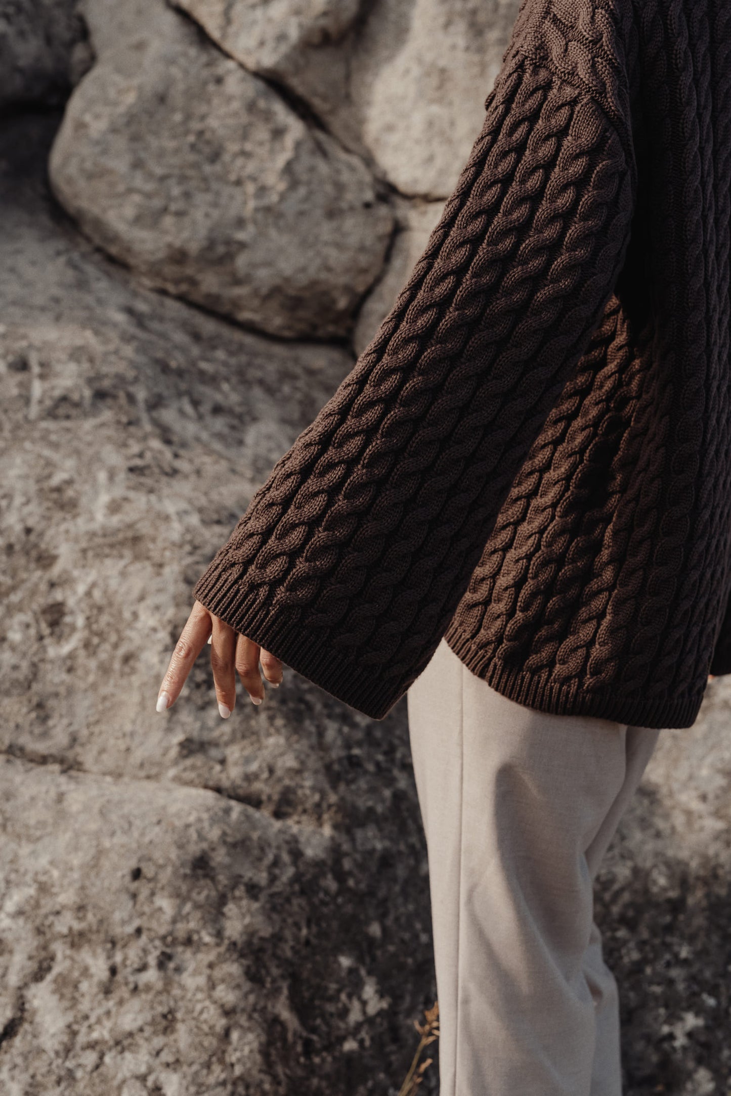 Светр "Коса"