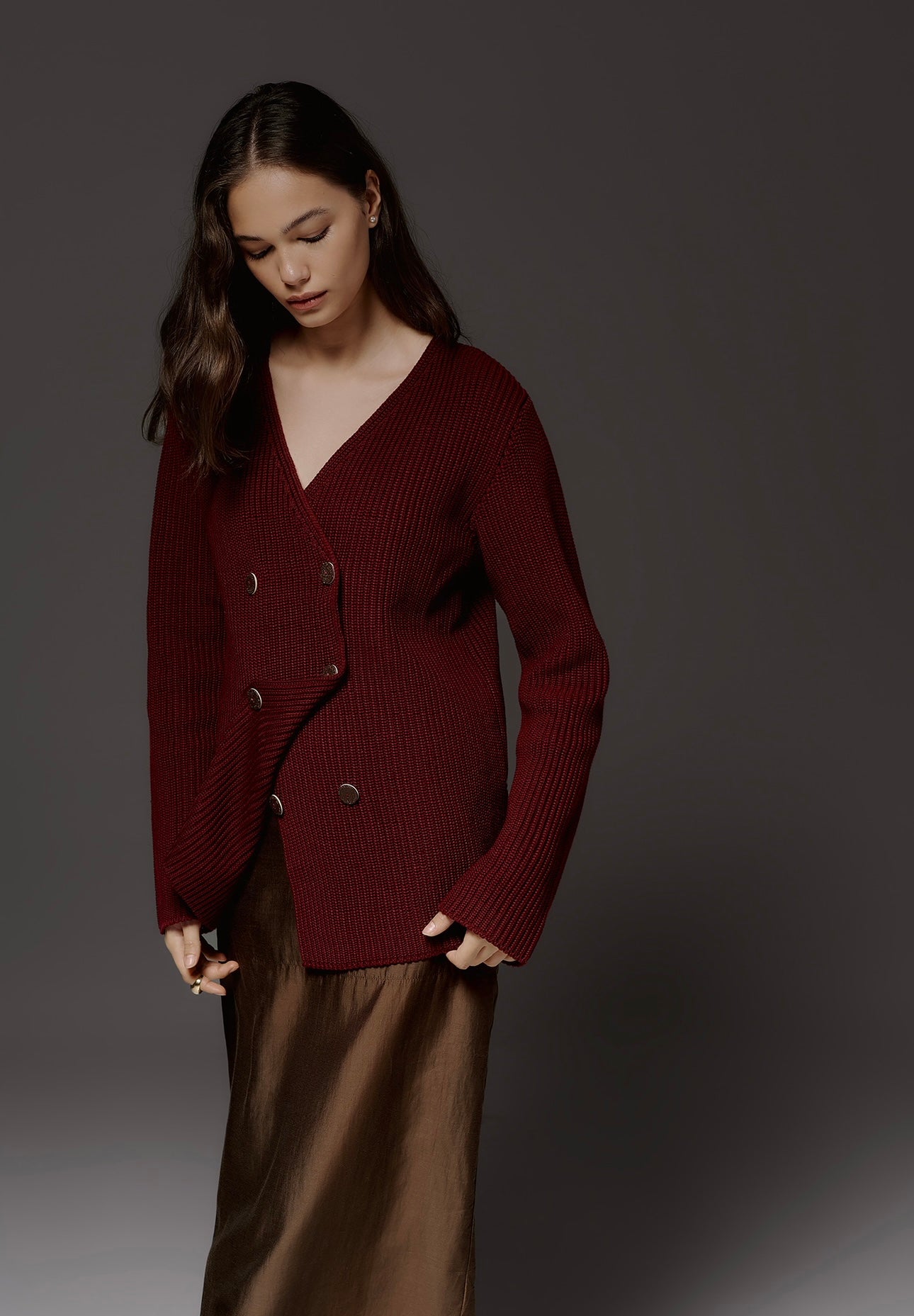 Double-breasted cardigan "Сorn"