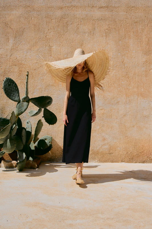 Сукня лляна на завʼязках