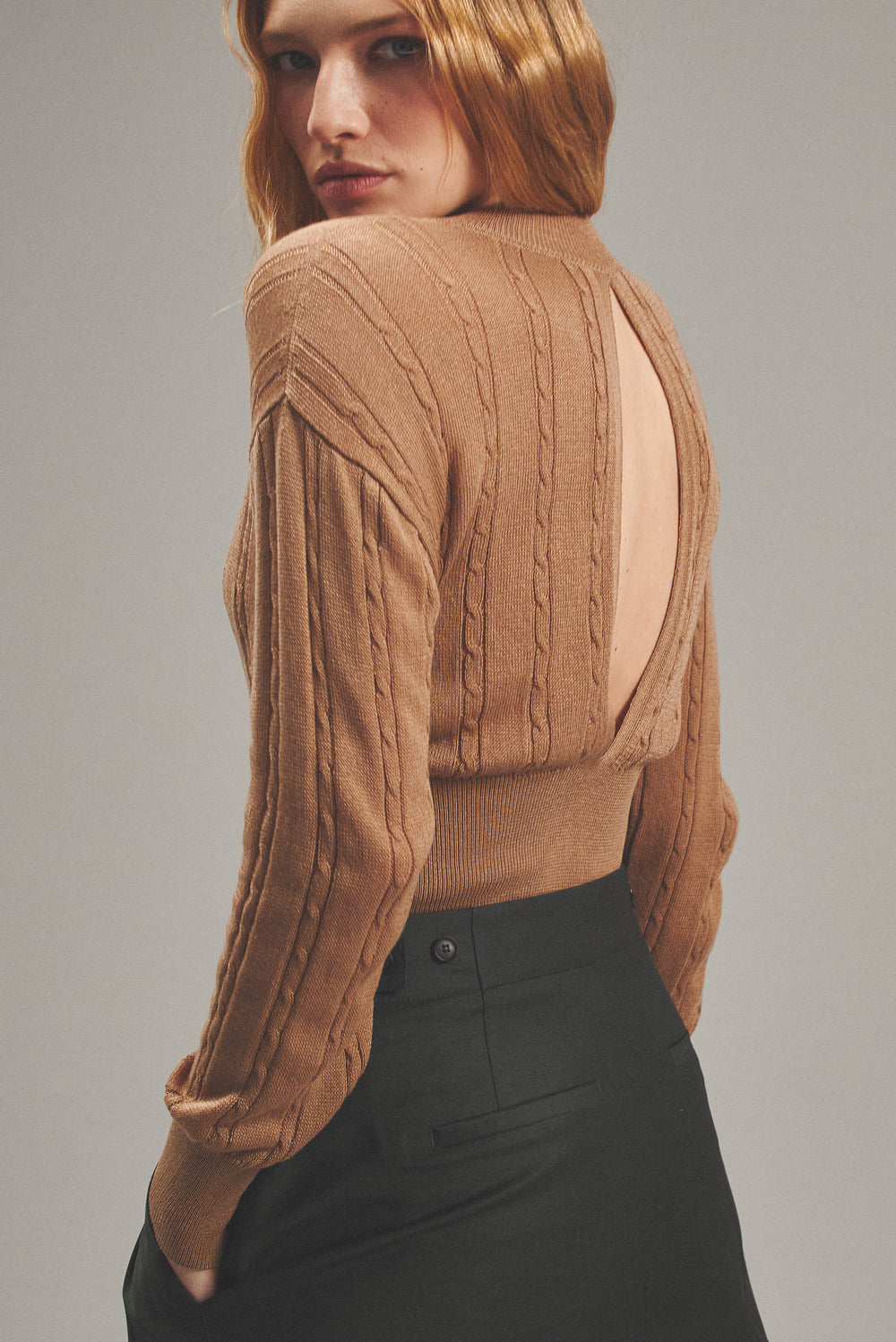 Open-back jacket