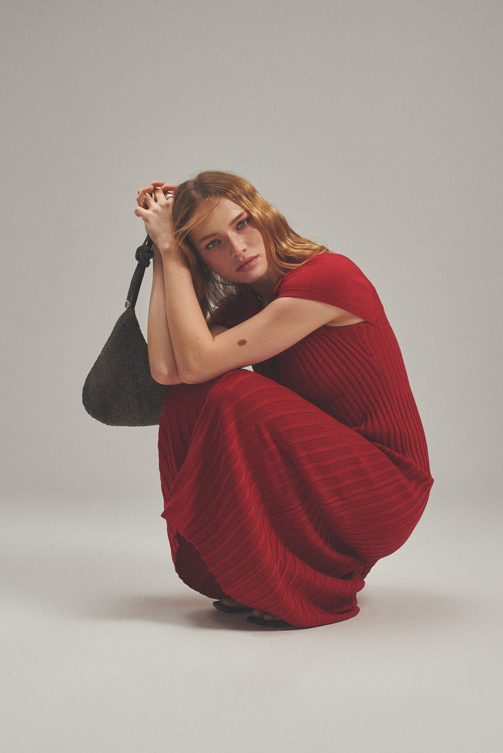 Plisse style dress