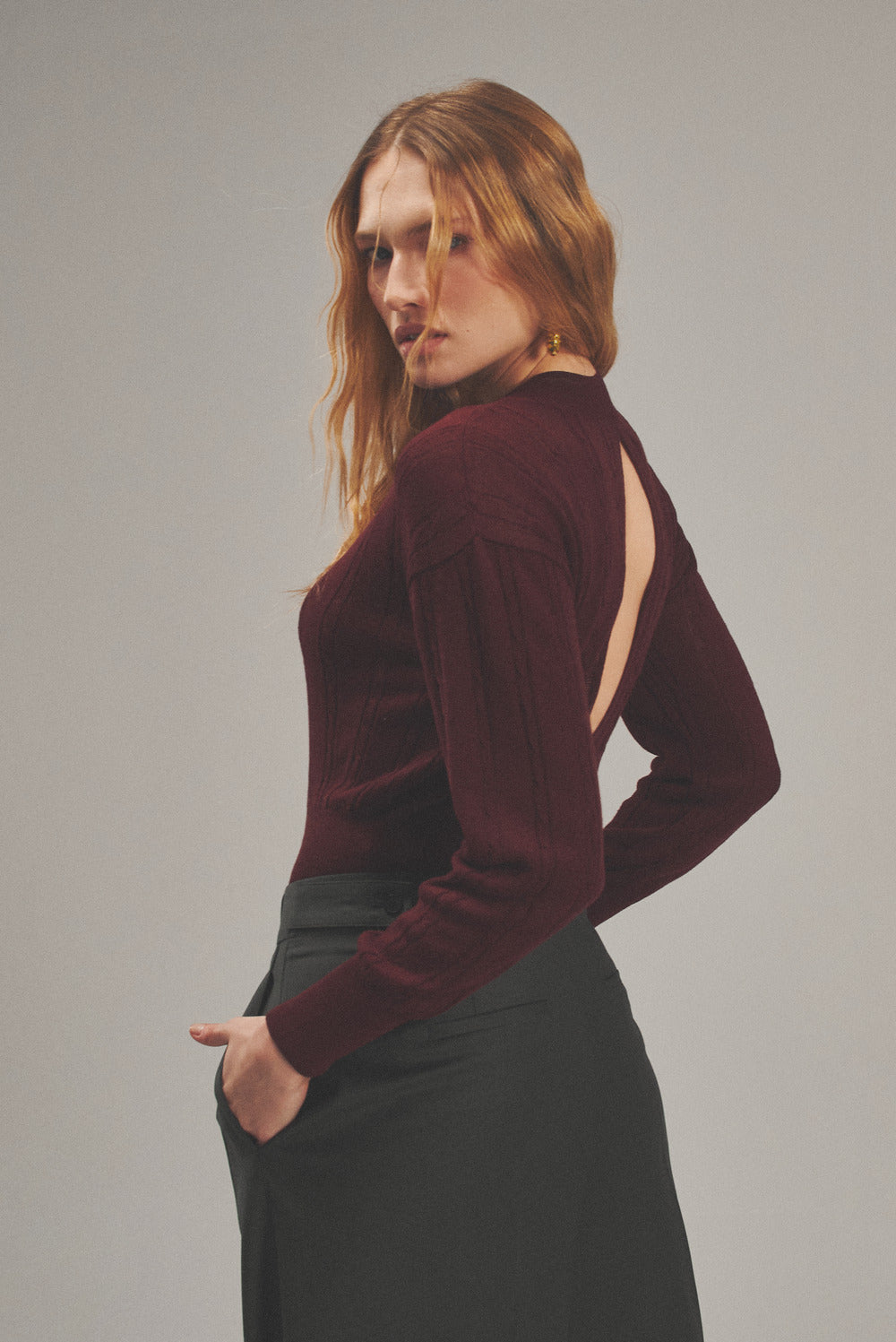 Open-back jacket