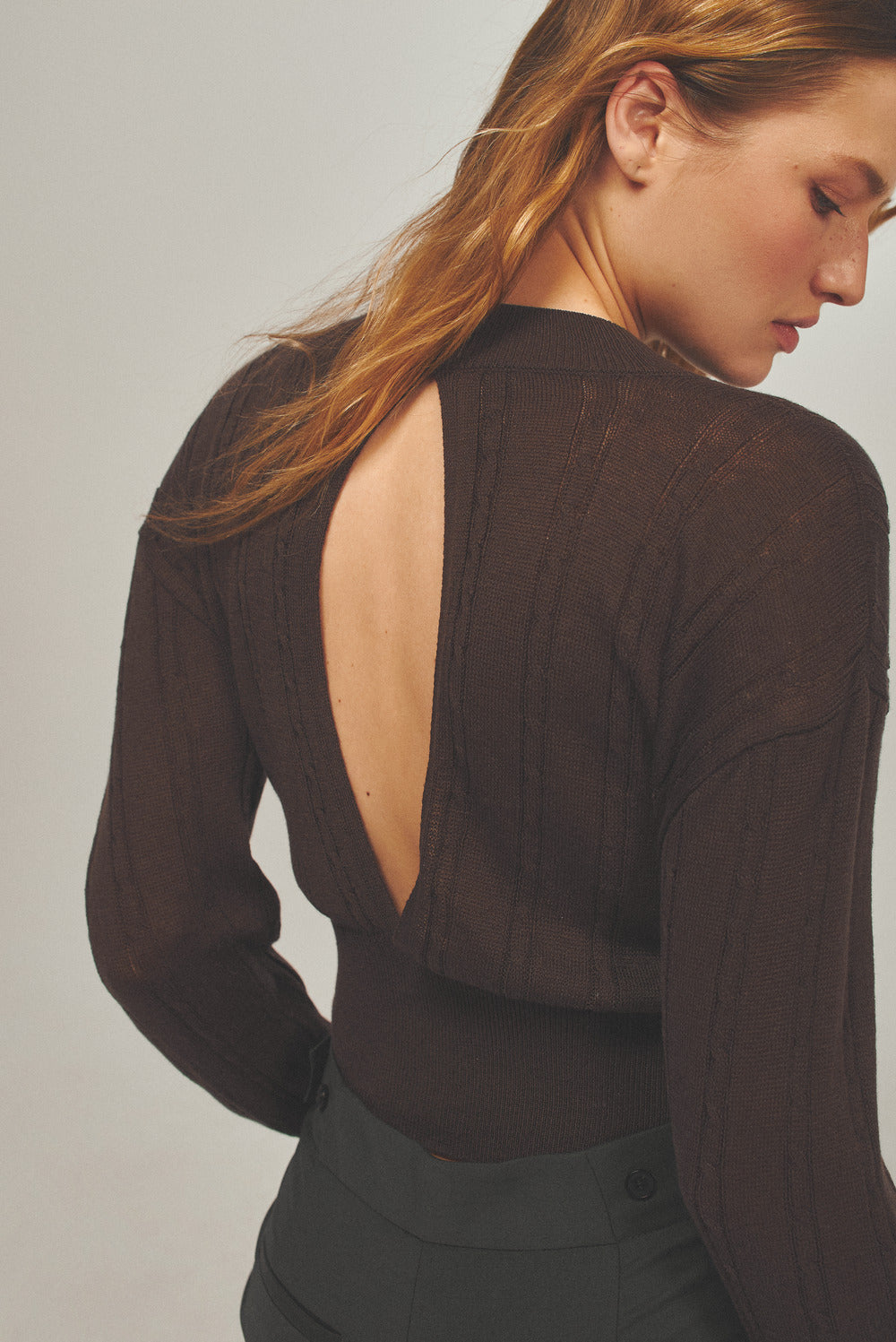 Open-back jacket
