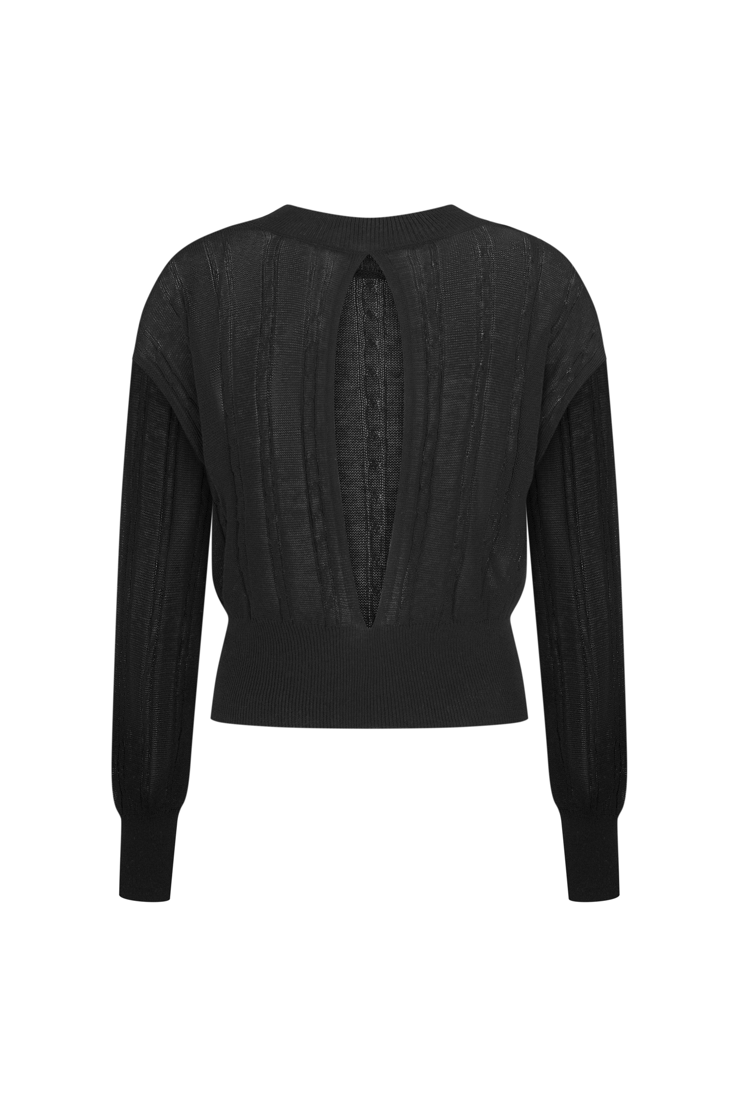 Кофта з відкритою спинкою