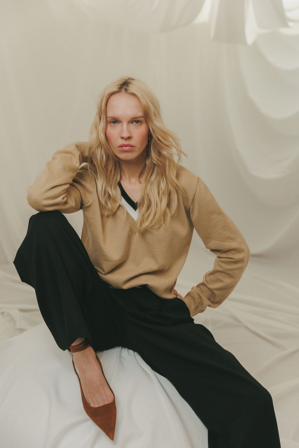 Джемпер зі смужкою