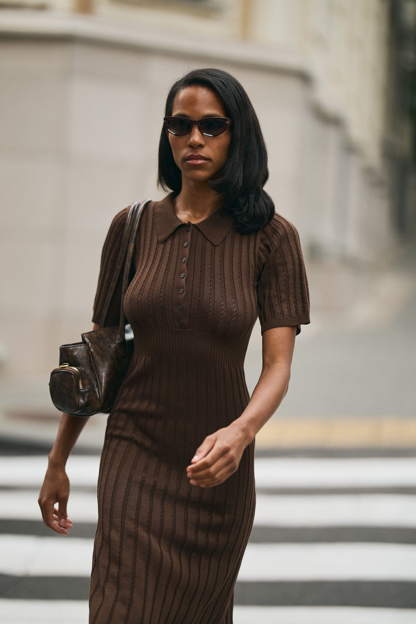 Сукня кроше-ажур з коротким рукавом