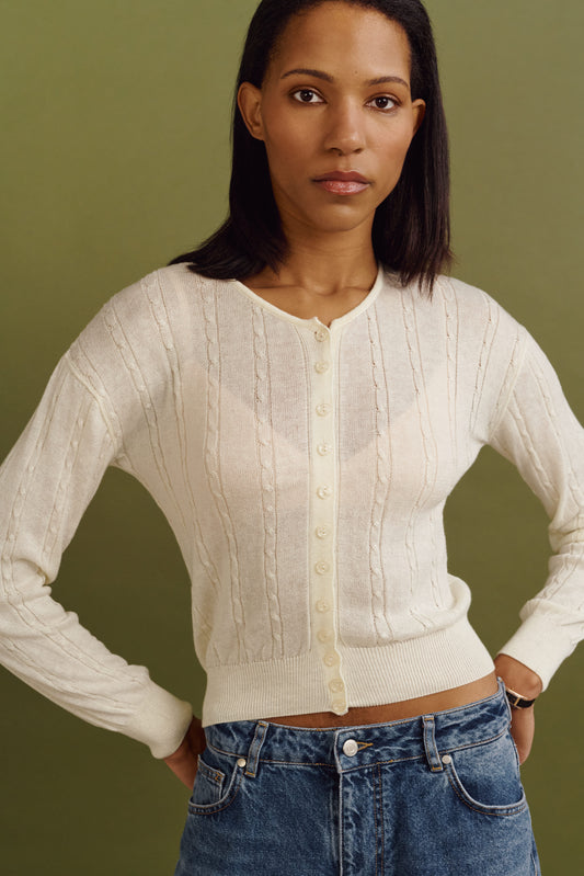 Кофта на гудзиках