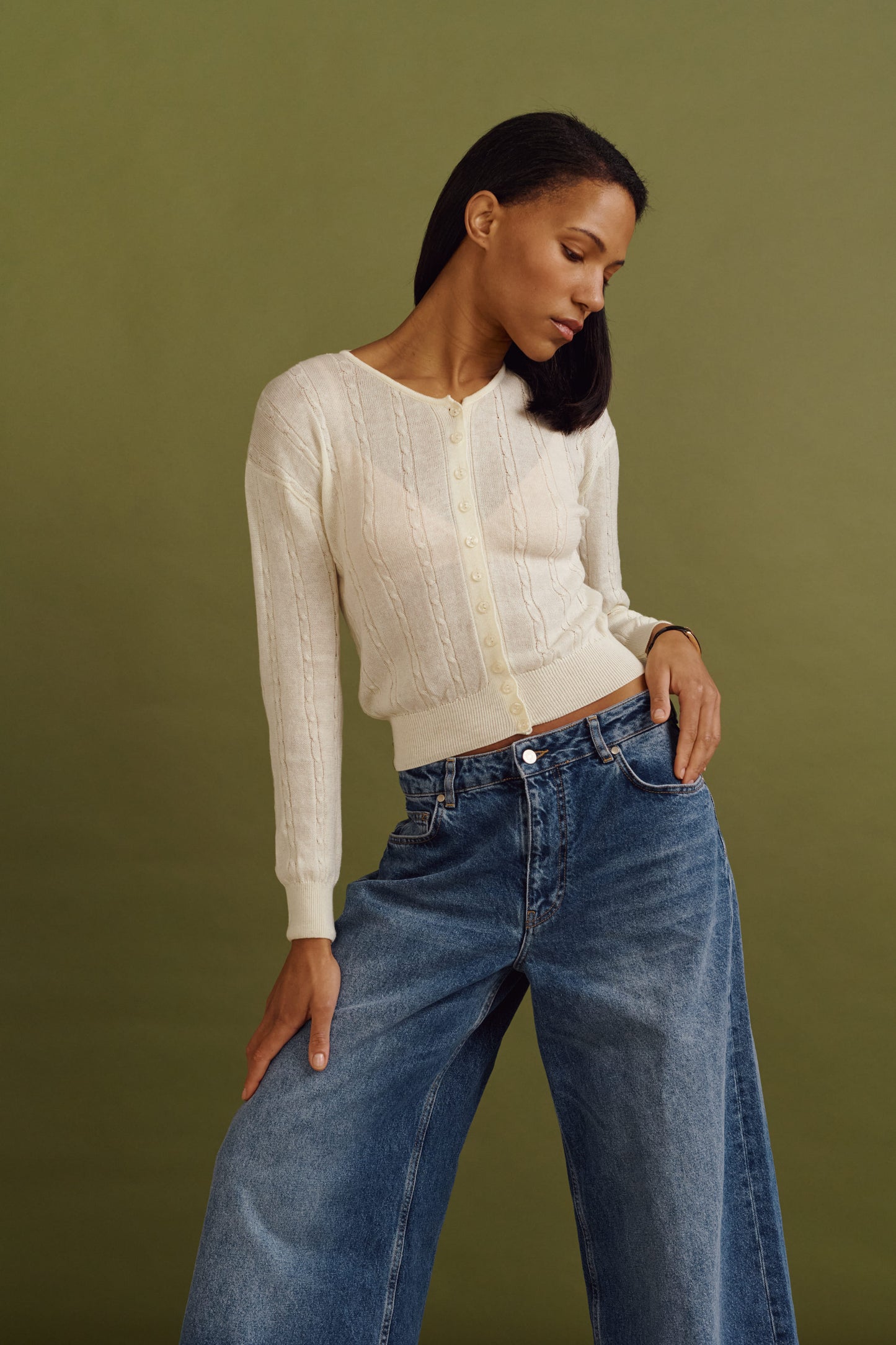 Кофта на ґудзиках