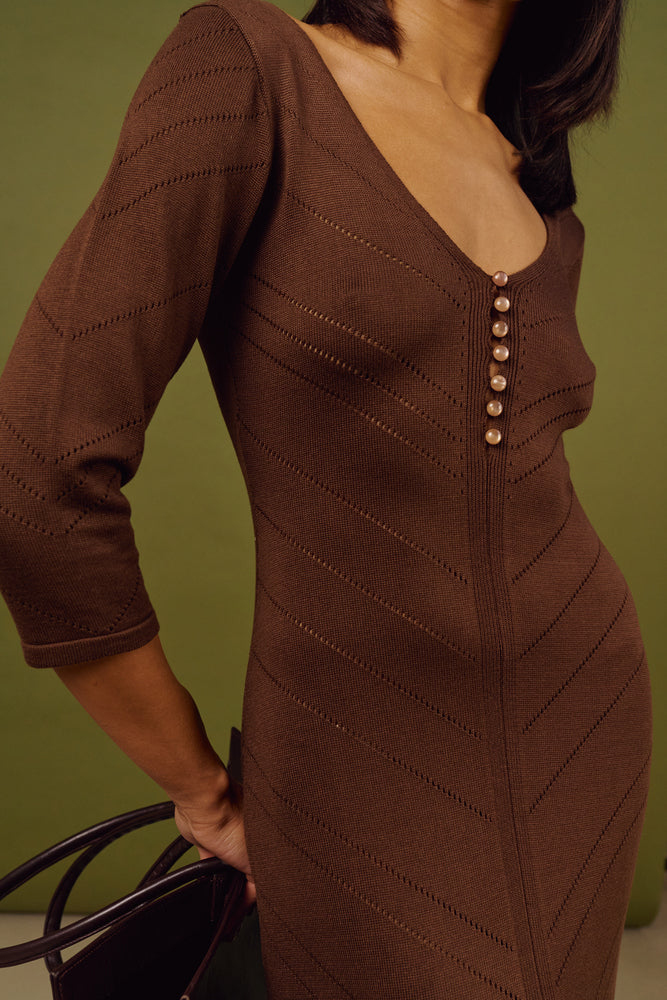 Сукня міді "Ажур"