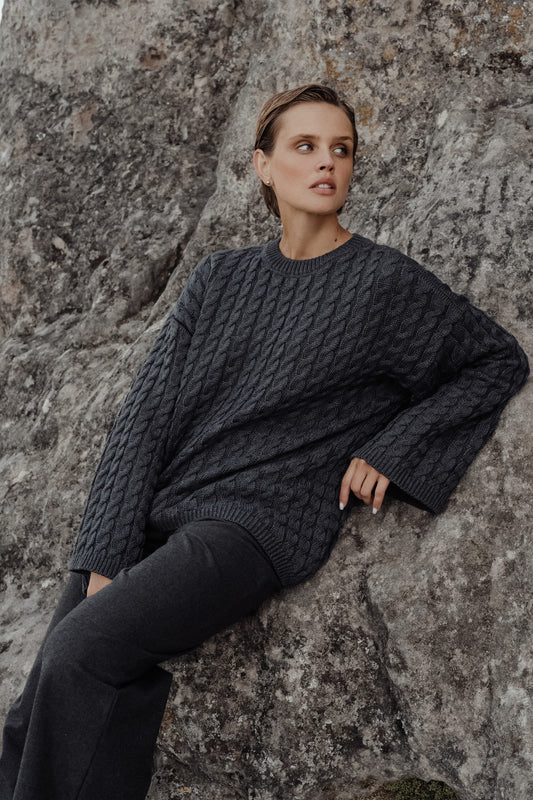 Светр "Коса"