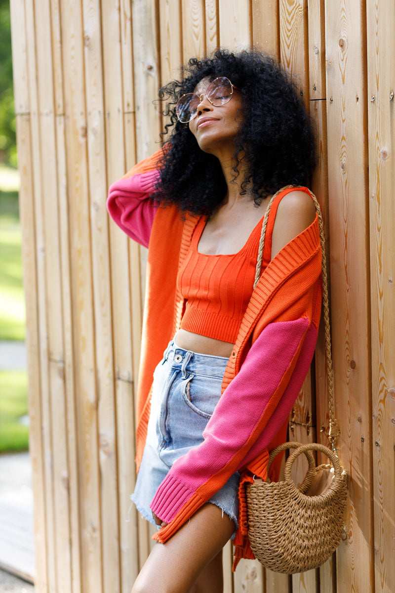 Кардиган " Two colors "