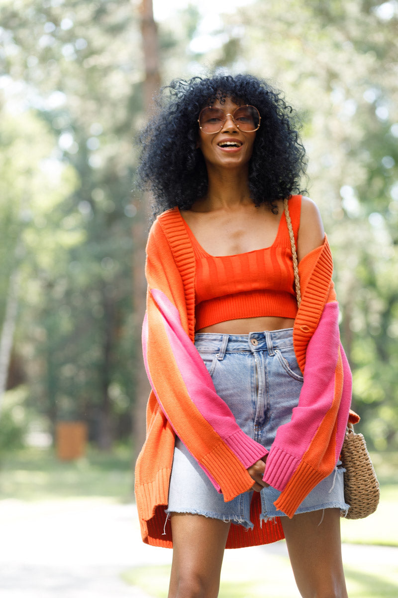 Кардиган " Two colors "