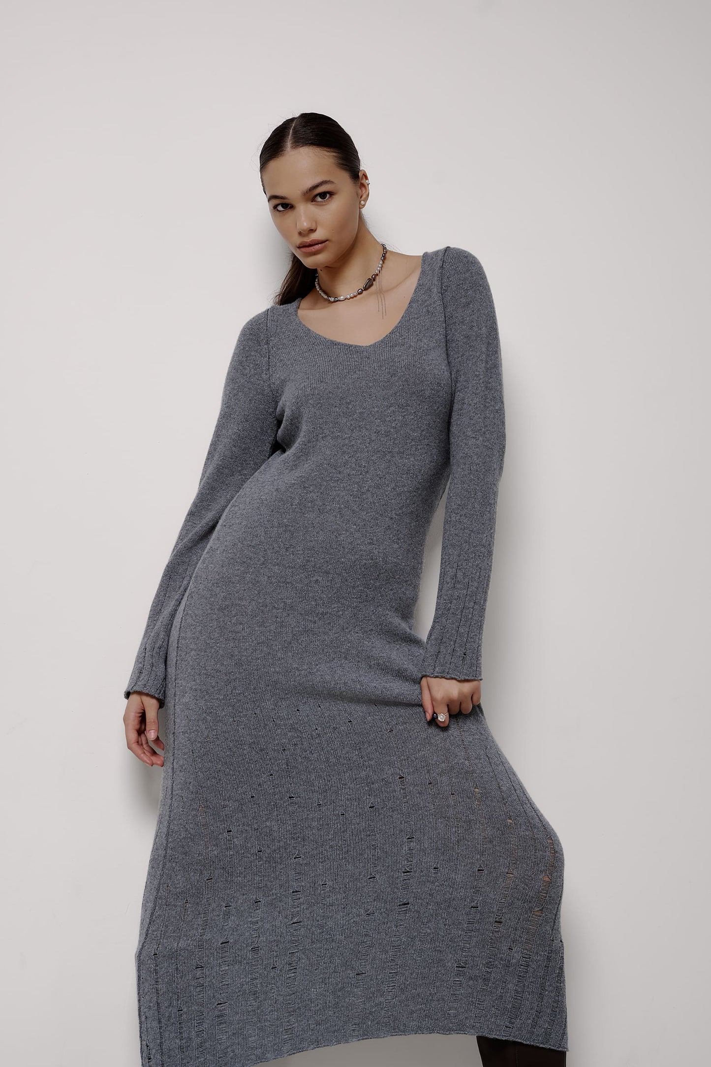 Lambswool Maxi Dress