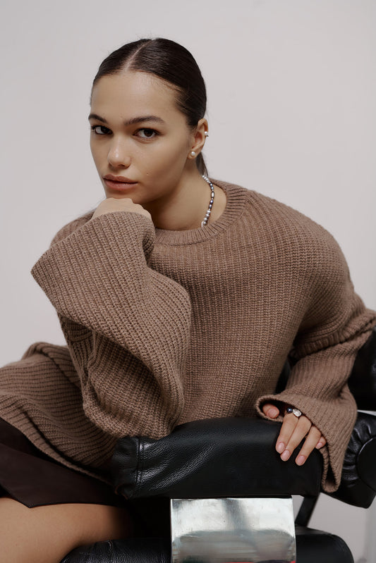 Lamb wool sweater "Сorn"