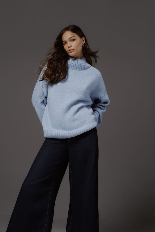 Oversized lambswool sweater