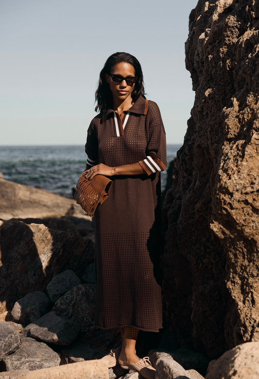 Сукня поло сітка оверсайз