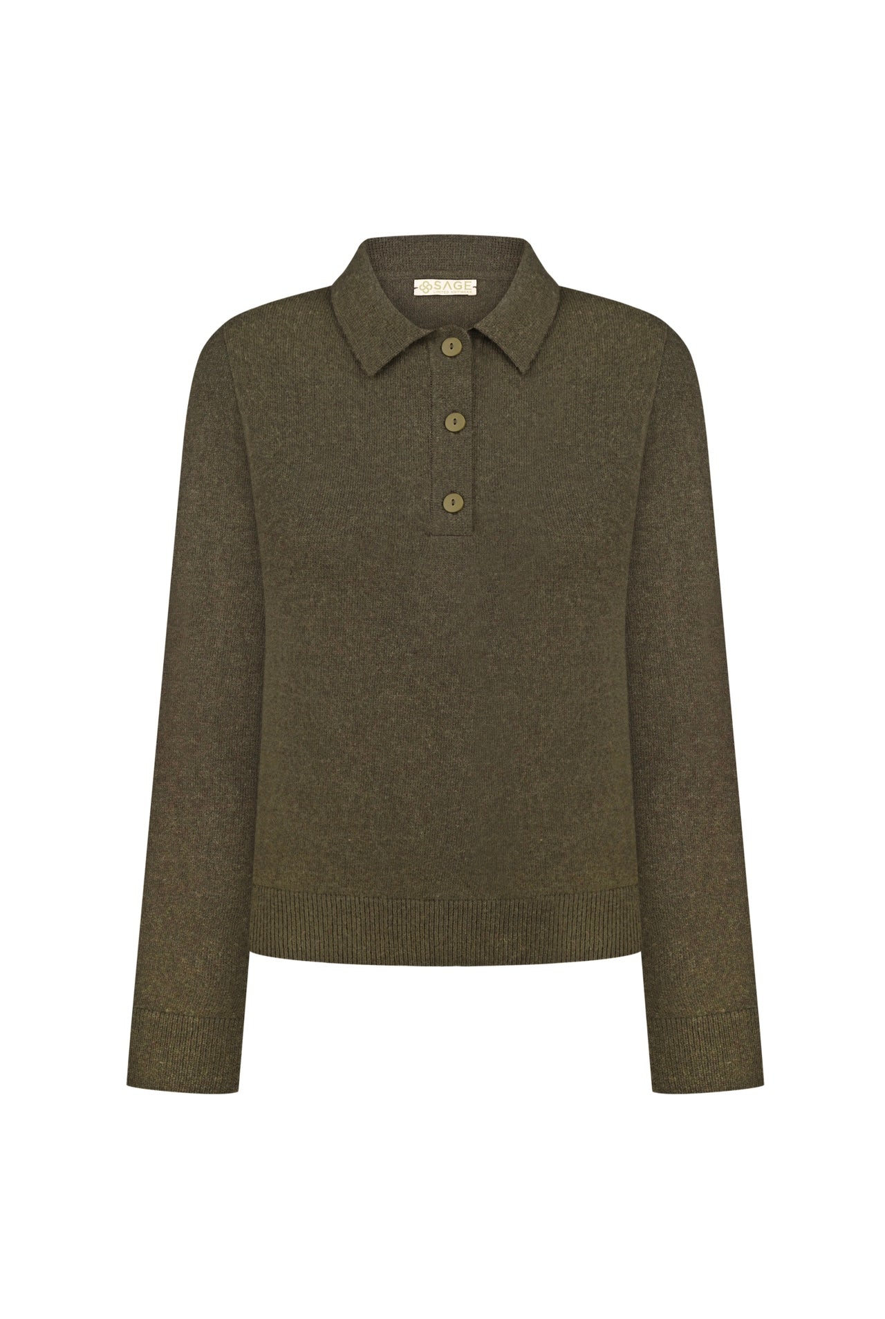 Поло вовняне на гудзиках