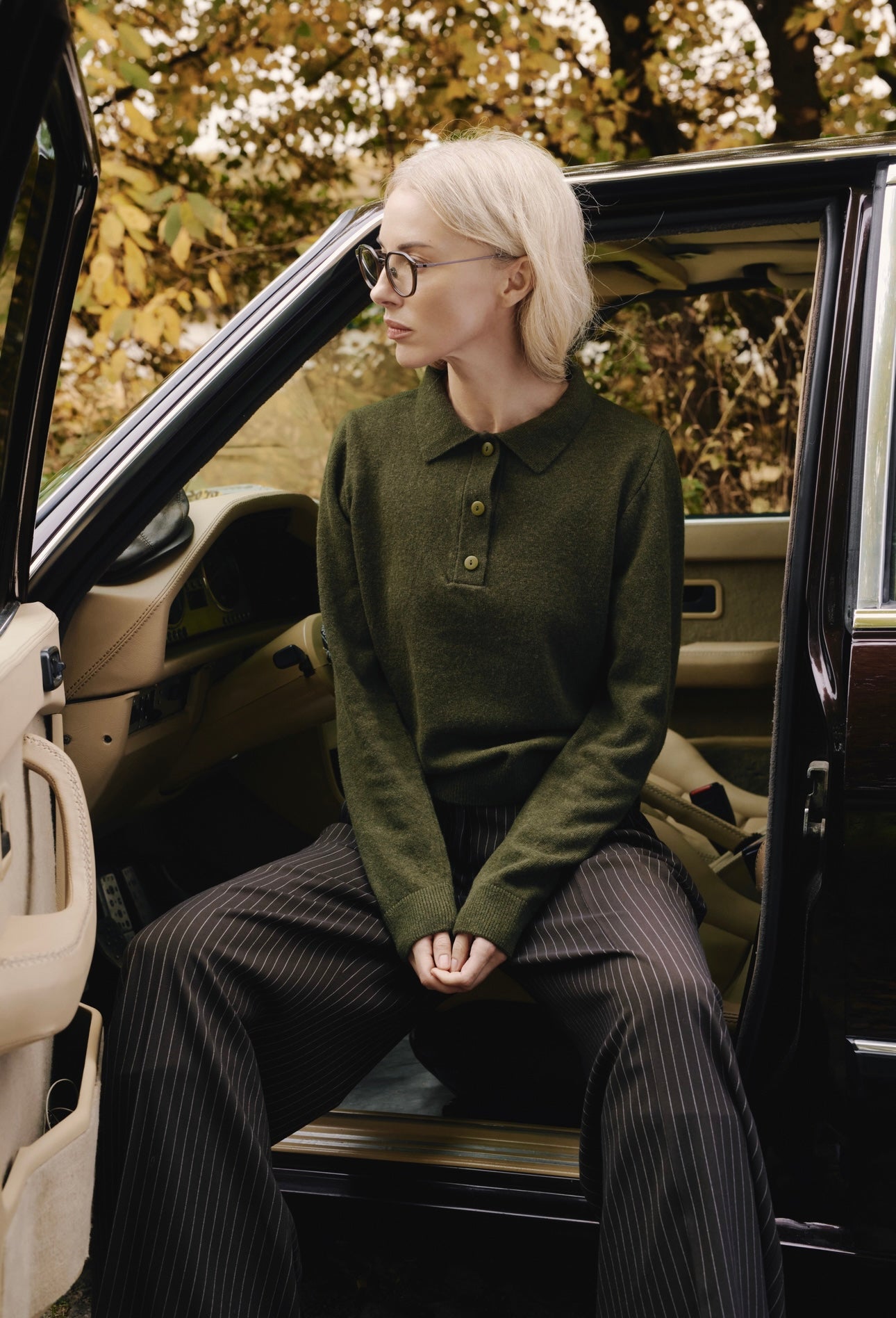 Поло вовняне на гудзиках