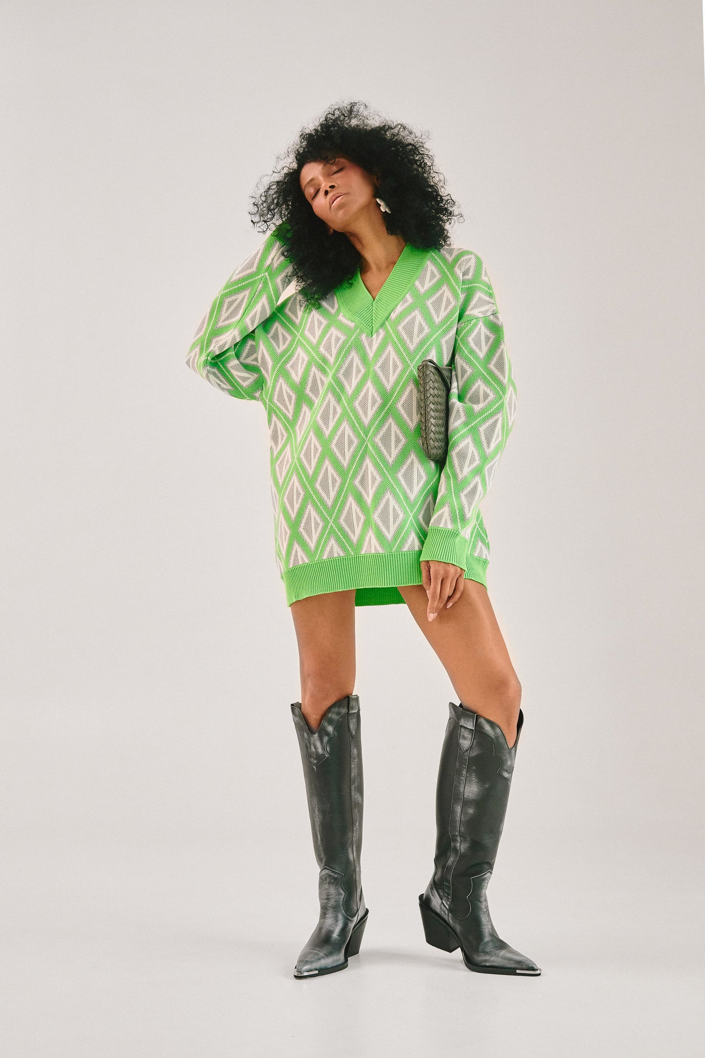 Oversized jumper "Rhombus"