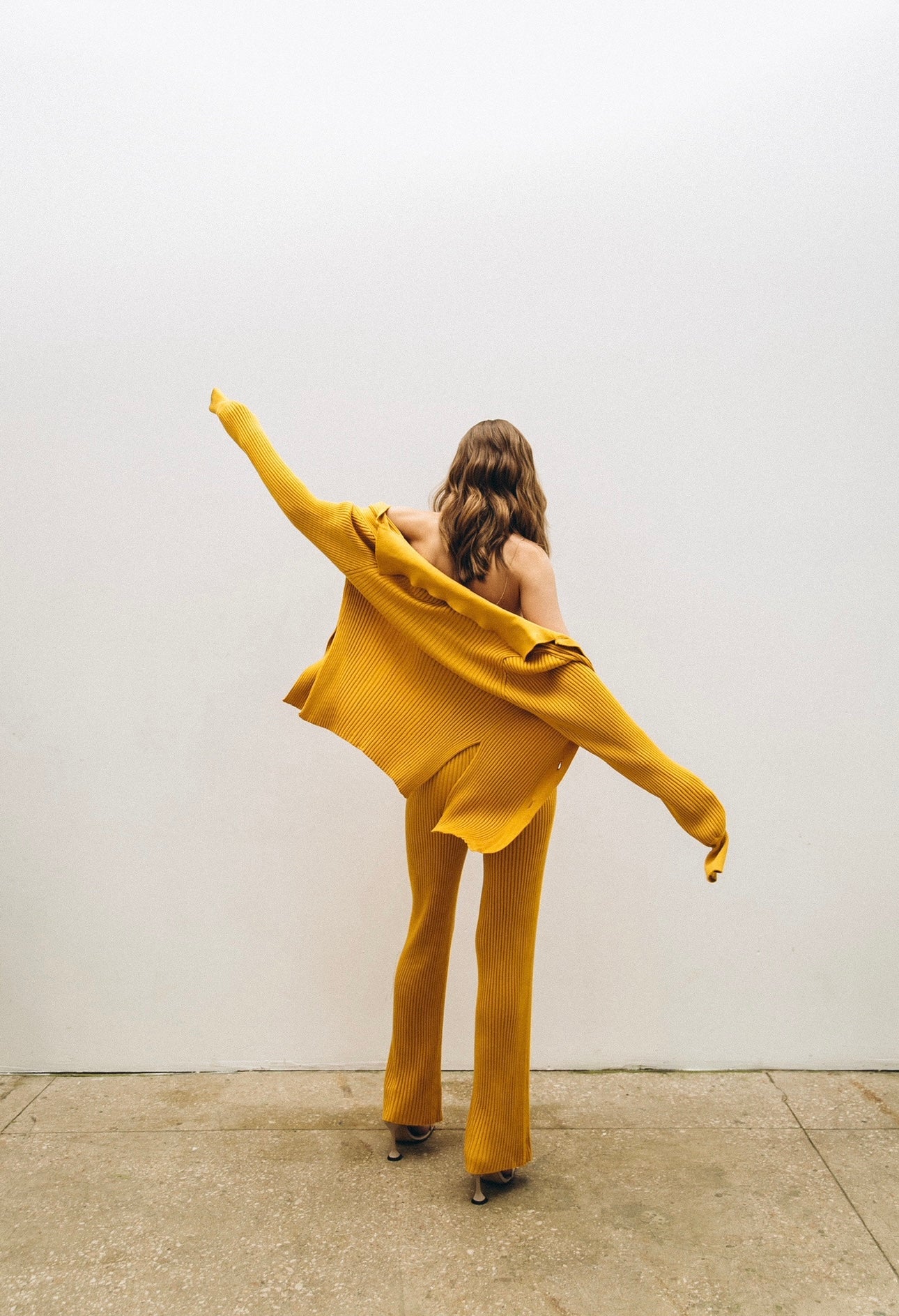 Сорочка в рубчик