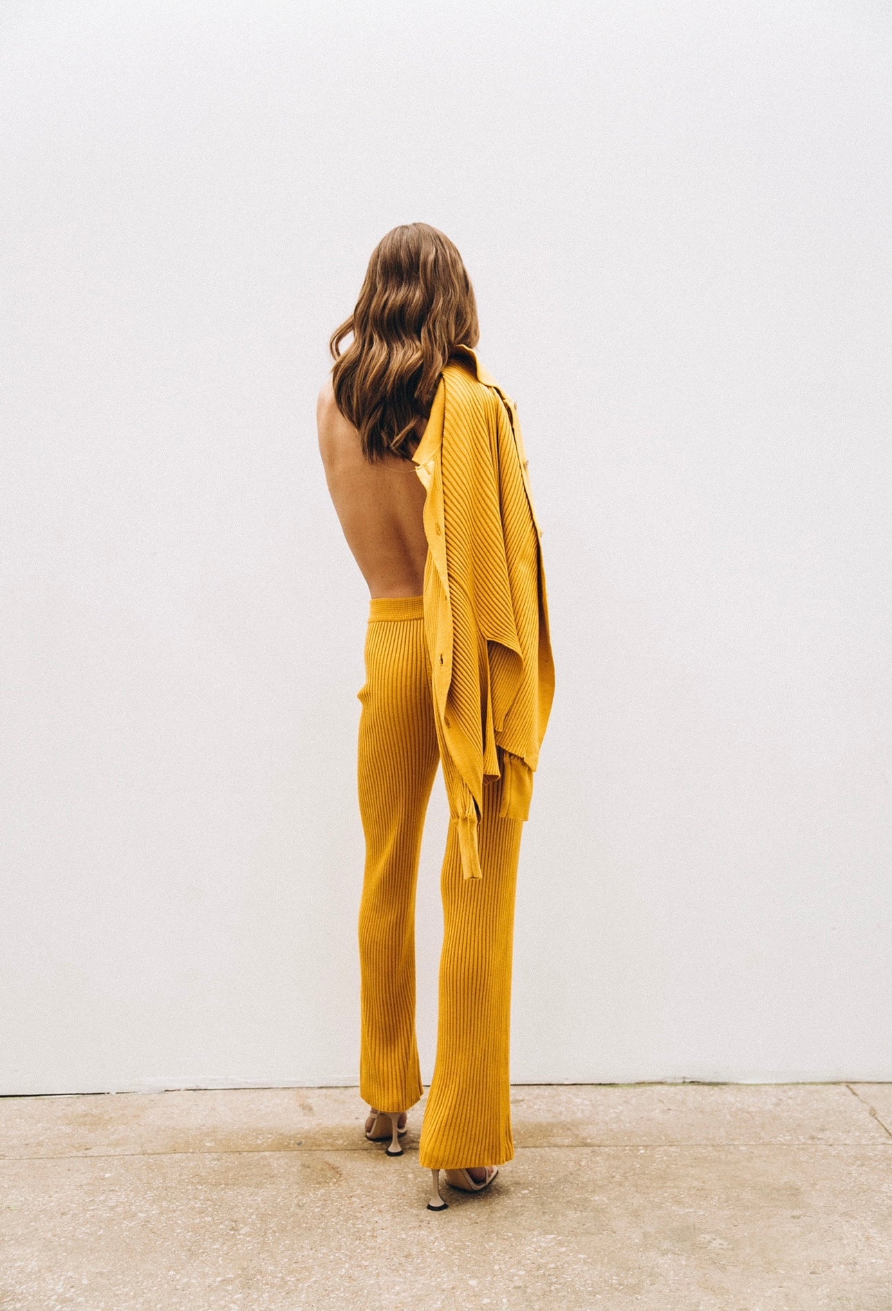 Сорочка в рубчик