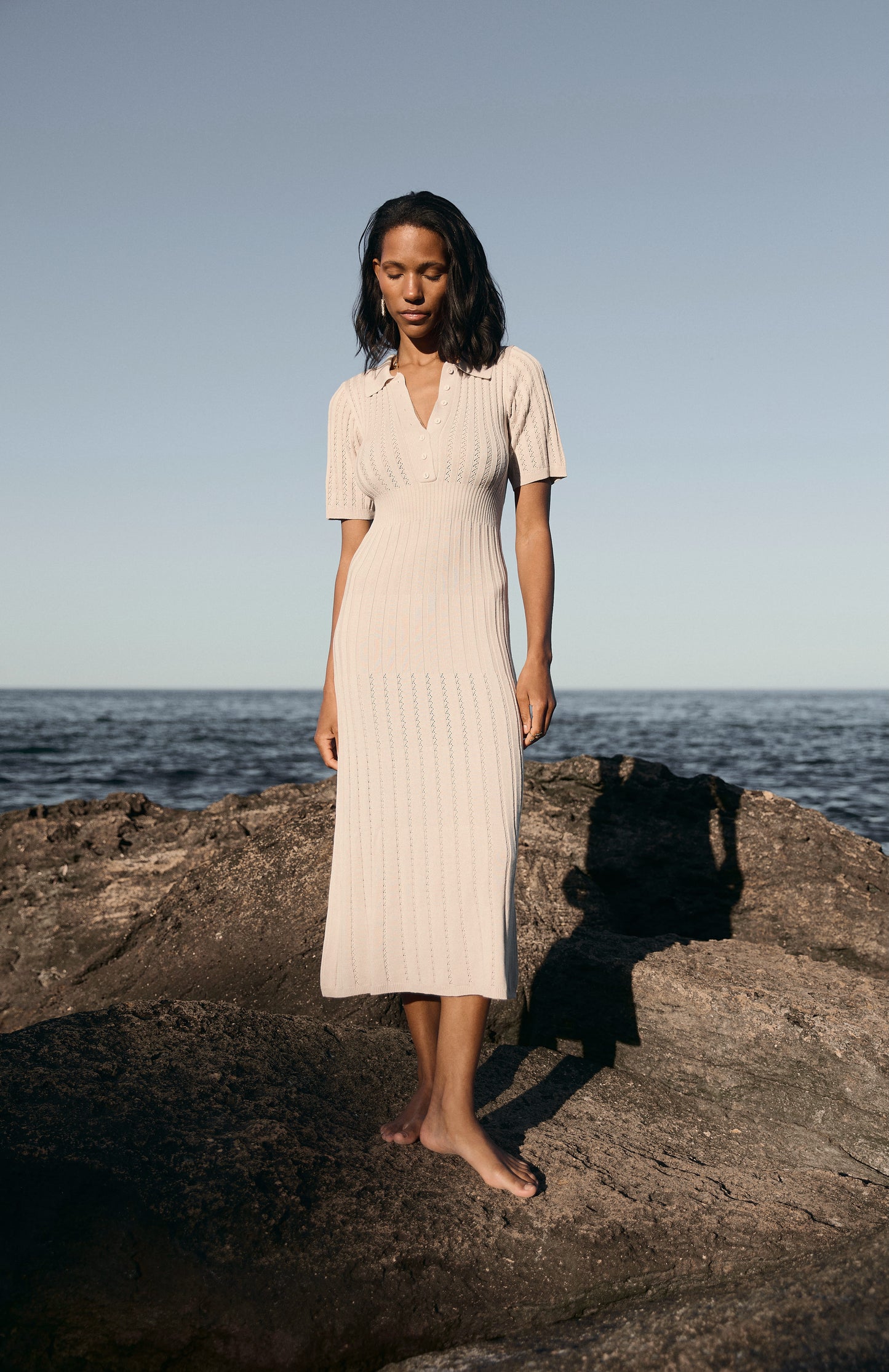 Сукня кроше-ажур з коротким рукавом