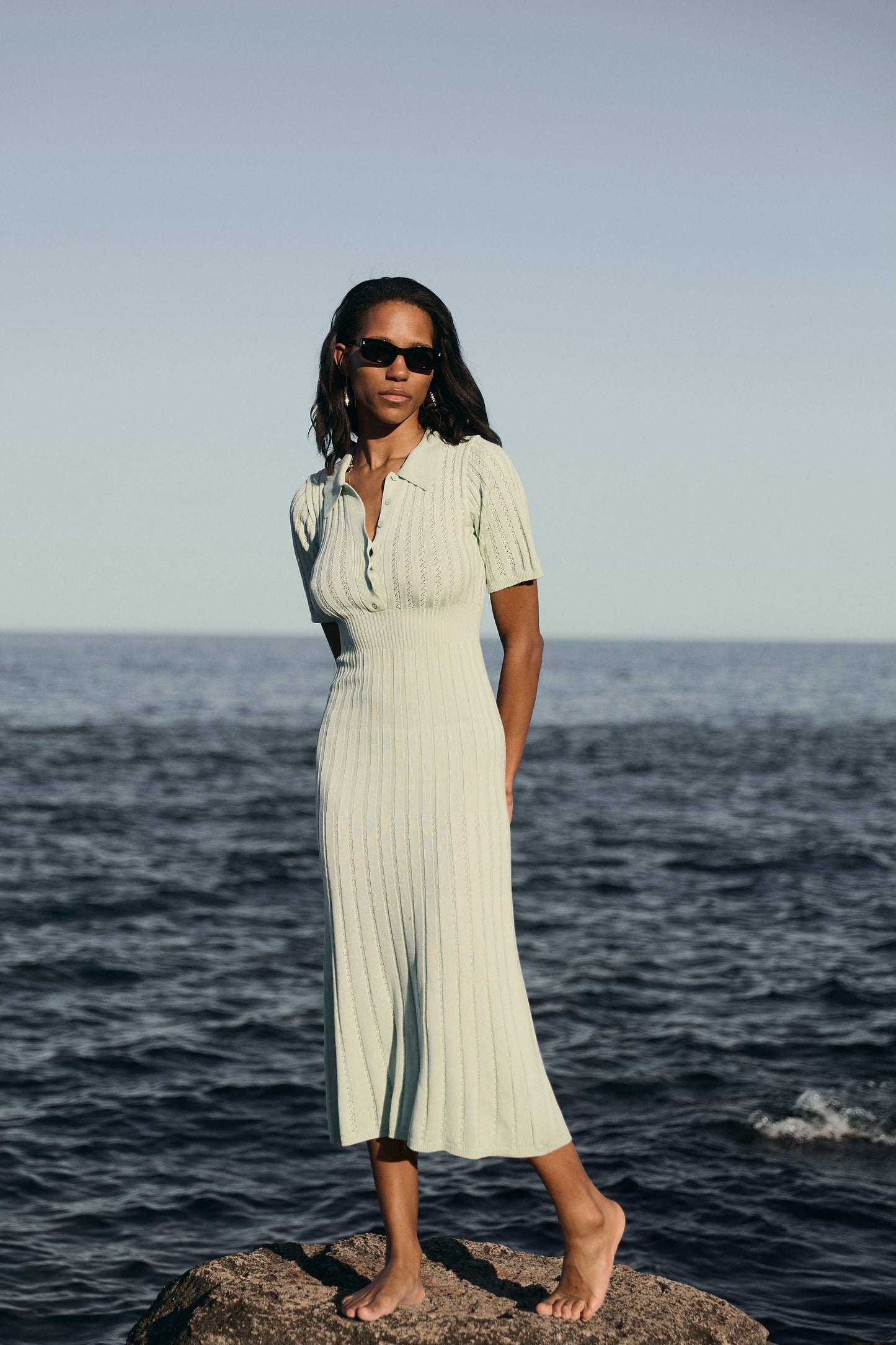 Сукня кроше-ажур з коротким рукавом