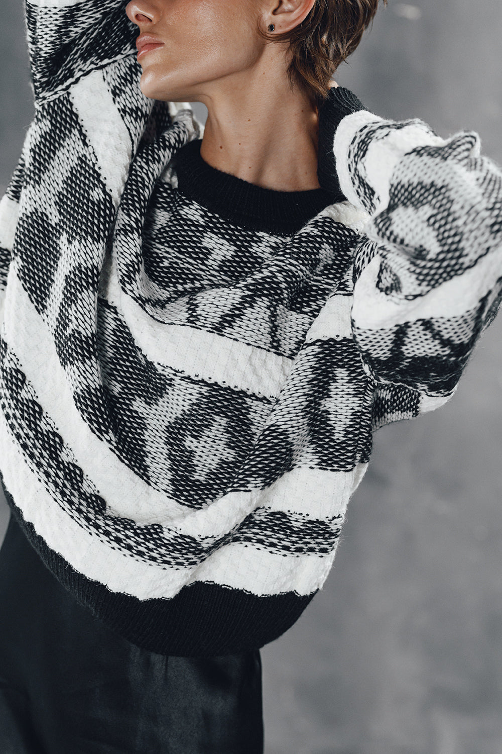 Світшот альпака "Смужка"