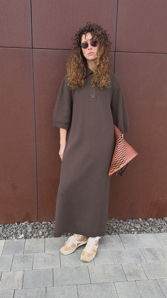 Сукня поло оверсайз